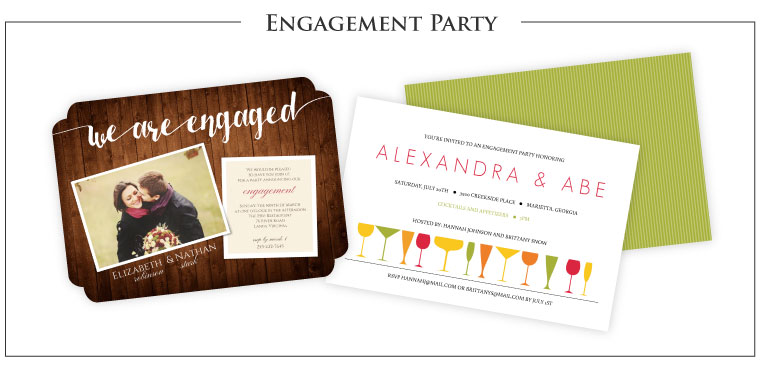 engagement party invitations bridal shower invitations and more by party invites and more